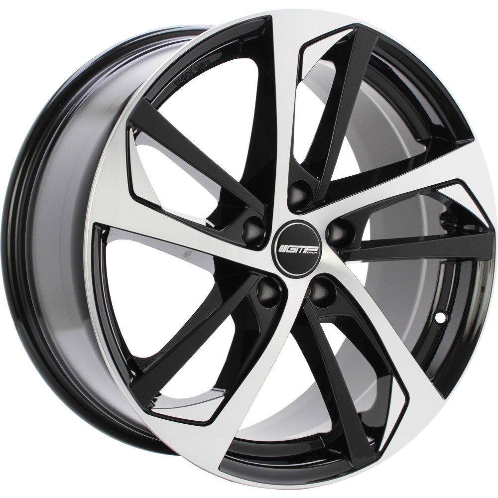 GMP WHEELS KATANA ZWART GEPOLIJST 8002000006466